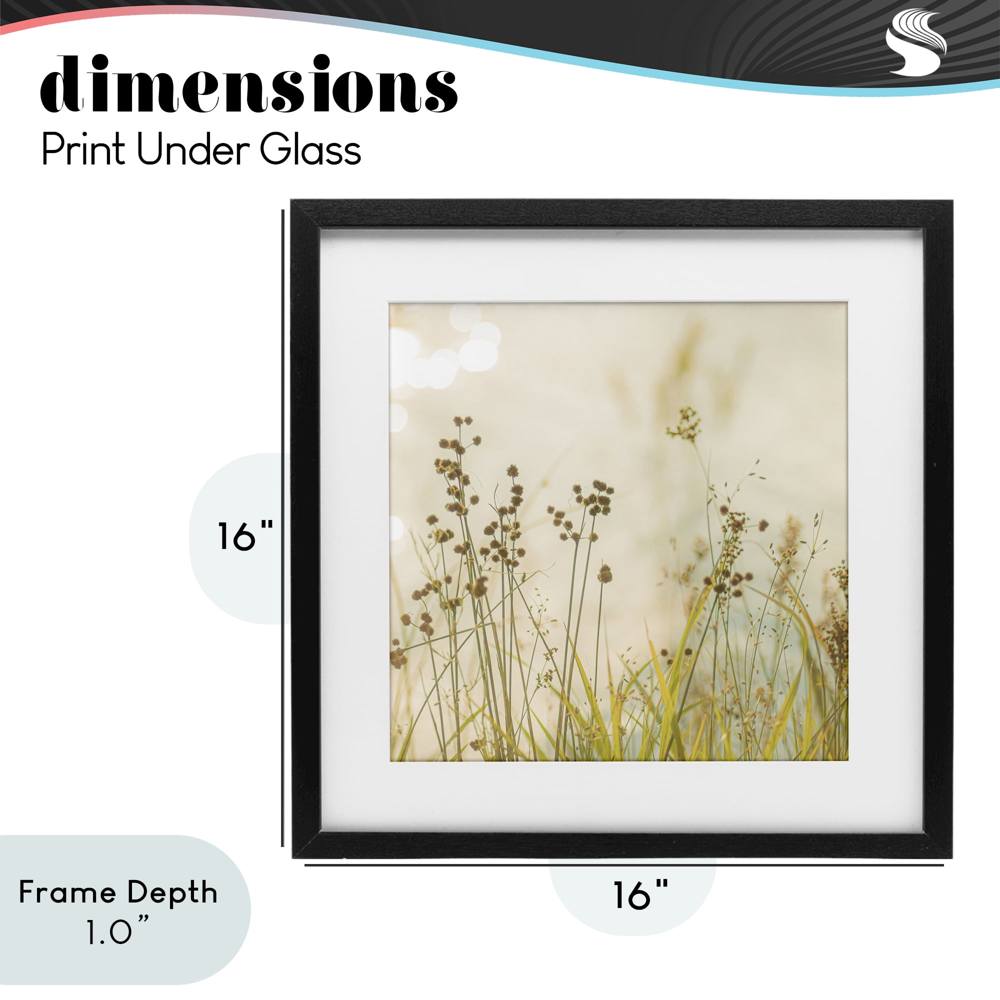 Stupell Industries Country Afternoon Walk Black Framed Print Under Glass, design by Erin Marie