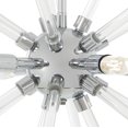 thumbnail image 4 of George Kovacs Spiked 18" Wide Chrome 6-Light Pendant, 4 of 4