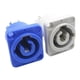 thumbnail image 3 of 10Pcs 3 PIN 20A 250V AC Powercon Connector Socket NAC3MPA-1 NAC3MPB-1 Output Connector Blue and Grey White, 3 of 5