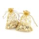 thumbnail image 5 of 20 bolsas de gasa con diseño de pestañas, de organza, para joyería, con cordón, para regalo, suministros para fiestas, bodas, cumpleaños (doradas), 5 of 7