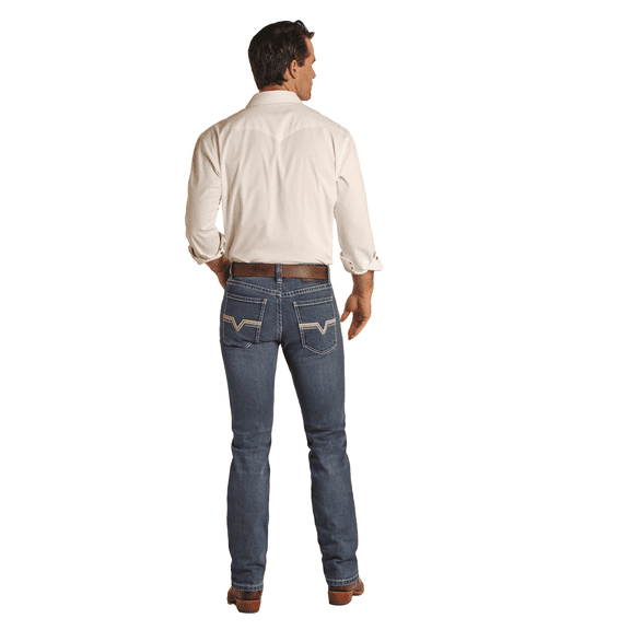 Rock & Roll Revolver Rope Slim Straight - Mens Jeans - Rrmd1Rr0Lm