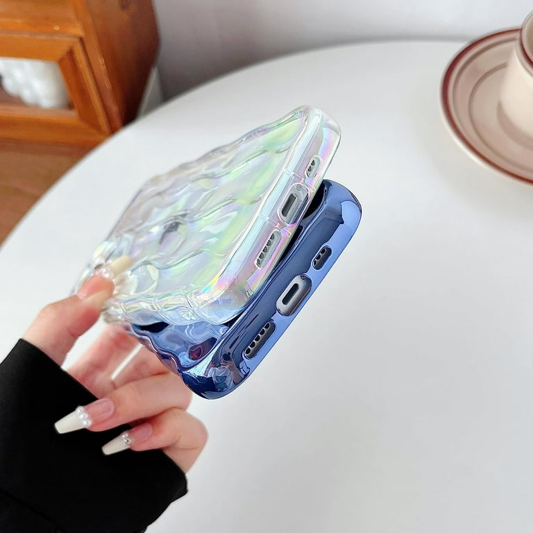 Caseative Water Ripple Wave Pattern Soft Compatibile con iPhone