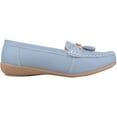 thumbnail image 4 of ABSOLUTE FOOTWEAR Womens Slip On Casual Leather Loafer Deck Boat Shoes Sandals - Baby Blue - US 9, 4 of 7