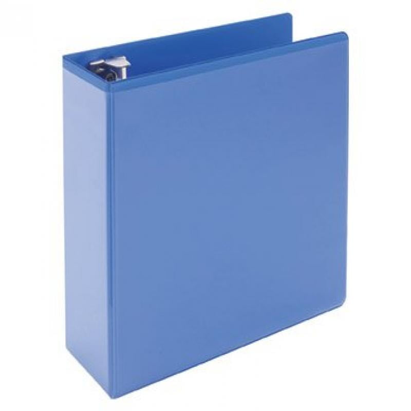 OfficeMax HeavyDuty EasytoLoad Slant DRing View Binder 4", Black