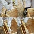thumbnail image 3 of Multipurpose Steel Hive Tools with Wooden Handle ,Beekeeping Hive Scraper Tool, 3 of 7