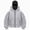 T153-Light Gray, variant on NOLDARES Women's Balaclava Hoodie Full Zipper Jacket Double Hooded Sweatshirt Wind Resistant Athletic Coat(T153-Black,L)