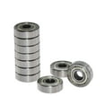thumbnail image 4 of 10pc 625ZZ Premium Metal Shielded Ball Bearing 625zz Deep Groove Miniature Bearings For Skateboard Scooter 3D Printers Bearings, 4 of 6