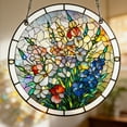thumbnail image 4 of Acrylic Jigsaw Puzzle Suncatcher, Suncatcher Puzzle, 83 Pieces Acrylic Puzzle Window Hanging, Colorful Stained Glass Acrylic Sun Catcher Decor, for Women Mom, 4 of 4