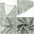 thumbnail image 3 of UVN Summer Dresses for Women Short Sleeve V Neck A-Line Midi Dress Boho Beach Floral Print Sundress, 3 of 8