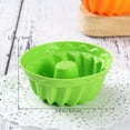 thumbnail image 4 of Nuolux Mold Pan Cake Fluted Tube Silicone Baking Mini Bakeware Chiffon Ring Molds Buntcake Brownie Dessert, 4 of 6