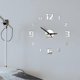 thumbnail image 3 of 3D Acrylic Mirror Effect Digital Wall Clock DIY Sticker Mural Decal Home Decor, 3 of 5