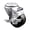 Swivel - Top Lock Brake - Black, variant on 3 Inch Phenolic Wheel Swivel Bolt Hole Caster Service Caster Brand