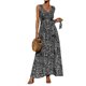 thumbnail image 4 of Txlixc Vestido de verano femenino sin mangas vestido de leopardo de cuello V profundo con bolsillos Txlixc moda, 4 of 9