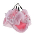 thumbnail image 2 of Hamaca acogedora para animales pequeños, nido cálido de invierno para hámsteres, pájaros y loros, color rosa Rosado, 2 of 9