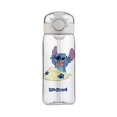 thumbnail image 1 of Botella de agua deportiva con pajita de Disney Stitch, botella de agua portátil de Anime, taza de bicicleta de Fitness, jarra de agua fría al aire libre de verano, 400ML, 1 of 4