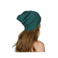 thumbnail image 2 of Soft Ribbed Slouchy Beanie - Teal, 2 of 2