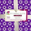 VIP Fabrics Creative Cuts 5" Fabric Cuts, 100pk, Purple Lotsa Dots