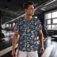 thumbnail image 3 of Wukai Happy Mother's Day Print Men's Short-Sleeved Mesh T-Shirt,Quick-Dry Short Sleeve Workout T-Shirt-X-Small, 3 of 8