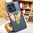thumbnail image 3 of Funda mate para Xiaomi 13 12 12S 12T 11 11T 10 10T 10S 9 8 6X 5X PRO LITE 5G Funda Coque Shell cubierta lindo cocodrilo de dibujos animados, 3 of 5