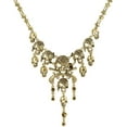 thumbnail image 2 of Vintage Halloween Skull Necklace Punk Gothic Chic Women Pirate Bones Pendant Steampunk Cosplay Fancy Dress Halloween Costume Party Accessory Props, 2 of 5