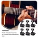 thumbnail image 5 of Wosthever Clavijas de afinación de guitarra de electrónica, 6 piezas, afinadores, perillas, reparación de instrumentos de cuerda, piezas de Type2 NO2 Wosthever HA060580-03, 5 of 6