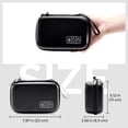 thumbnail image 5 of ProCase Hard Travel Case for Anker MagGo 3 in 1 Wireless Charging Station, MagGo Power Bank, MagSafe Wireless Charger Stand -Black, 5 of 7