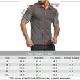thumbnail image 4 of Aiyino Sport Men's Polo Shirt, Men's Cool DRI Moisture-Wicking Performance Polo Shirt, Jersey Knit Performance Polo Shirt, 4 of 7