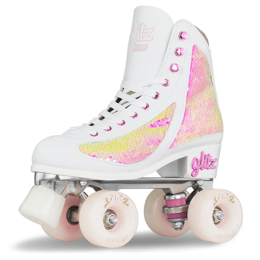 Crazy Skates Glitz Adjustable Roller Skates for Women and Girls Size