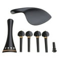 thumbnail image 3 of Yokua 4Pcs Violin Rep Accessories Kit Violin Chin Rest Chinrest with 4 Tuning Pegs, 3 of 21