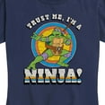 thumbnail image 3 of Teenage Mutant Ninja Turtles - Trust Me, I'm A Ninja - Women's Short Sleeve Graphic T-Shirt, 3 of 5