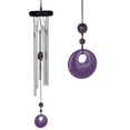thumbnail image 2 of Woodstock Windchimes Woodstock Chakra Chimes Amethyst, Wind Chimes For Outside, Wind Chimes For Garden, Patio, and Outdoor Décor, 17"L, 2 of 7