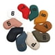 thumbnail image 1 of de sombreros para golf piezas de material cuero negro para planchas (3 4 5 6 7 8 9 S P) Número a prueba de agua pa, 1 of 9