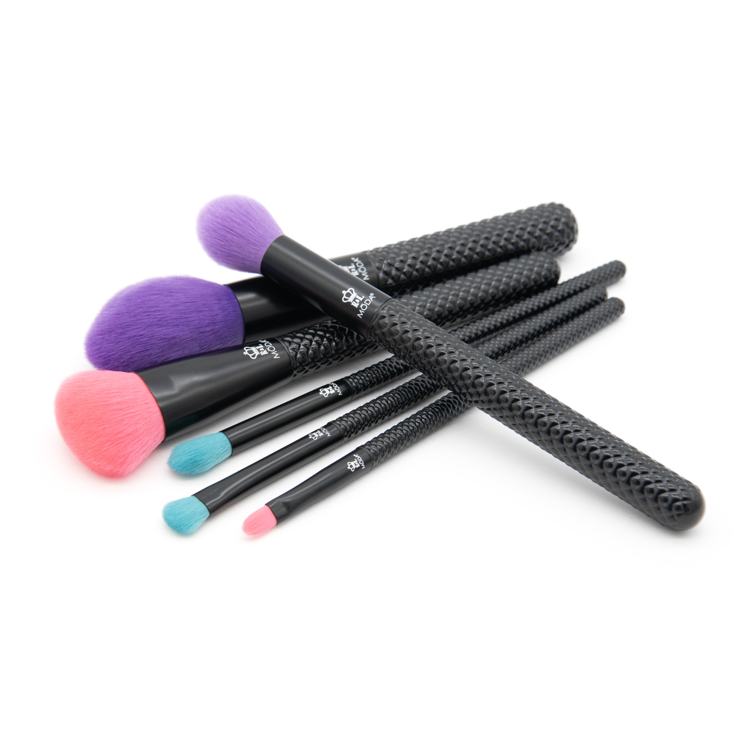 Moda Brush Neon Nights 6-Piece Makeup Brush Kit photo 5