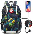 thumbnail image 1 of Mochila De Juego impermeable para niño y niña, morral femenino de viaje para escuela, bolso para ordenador portátil con carga USB, 1 of 4