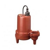 Liberty LEH104M2-3, LEH100 Series, Manual Submersible Sewage Pump, 1 HP, 440-480 Volts, 3 Phase, 2" Flanged Discharge, 197 GPM Max, 53 ft Max Head, 35 ft Cord