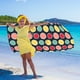 thumbnail image 5 of Toalla de playa de microfibra, súper colorida, resistente a la arena, multiusos, para viajes, piscina, 76 x 152 cm, 5 of 7