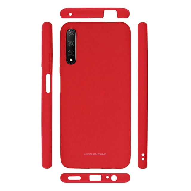 Funda para Huawei Y9s Soft Rojo Molan Cano Soft Jelly