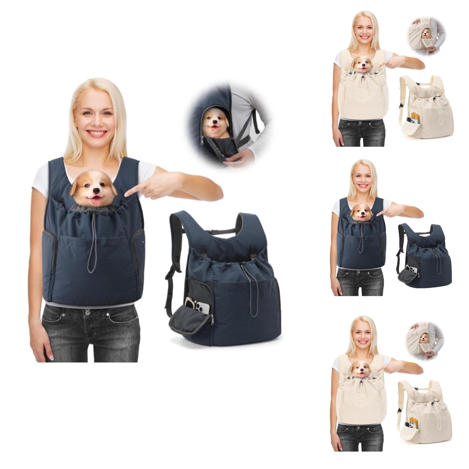 Pet Adjustable 30-40L Travel Chest Backpack For Cats Dogs Large Capacity Breathable, Portable Mobile Bag With Strap Buckle Lightweight Comfortable Outdoor Carrying*