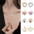 thumbnail image 2 of LYMAYTER DIY Jewelry Accessory Rhinestones Heart Pendant - for DIY Jewelry, 2 of 7