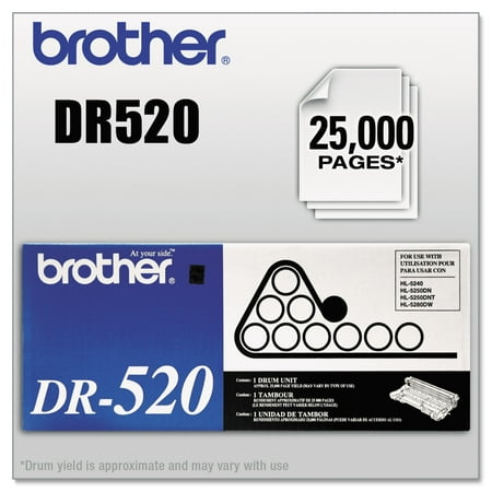 UPC: 0012502614470 | Brother Genuine Drum Unit  DR250  Yields Up to 25 000 Pages  Black