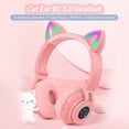 thumbnail image 4 of Auriculares plegables inalámbricos y con cable Auriculares Cat Ear BT 5.0 con RGB, 4 of 8