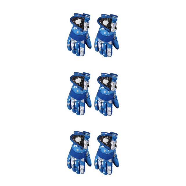 Naiovety 2 piezas de guantes de esquí para niños, antideslizantes, cálidos, prácticos, mitones de rendimiento, cómodos suministros de snowboard, Type1 NO1 Naiovety CBP221115