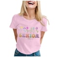 thumbnail image 1 of Icvfdpl Womens T Shirts Graduation Season Printed Short Sleeve Crew Neck Dailywear Soft Xxl, 1 of 4