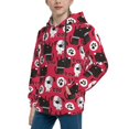 thumbnail image 2 of Kdxio Cute Dog Pattern Boys Athletic Unisex Boys Girls Hoodie with Pocket Sweatshirts-Large, 2 of 6
