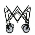 thumbnail image 5 of Folding Wagon Cart Beach Wagon Heavy Duty Utility Cart Utility Wagon Grocery Cart for for Camping, 5 of 6