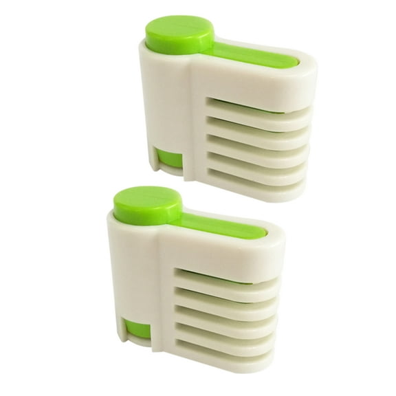 HONITANO 4 Pcs Adjustable Cake Leveler for Baking Supplies Home Bakers Plastic and Stainless Steel