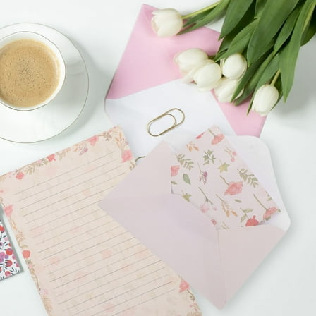 Raindrops 5Set Stationery Paper Letter Set With Grandparents Writing Paper And Envelopes Sets For Romantic Letters