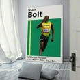 thumbnail image 3 of Usain Bolt Male Track And Field Athlete Poster (53) Home Decor Poster Wall Art Hanging Picture Print Bedroom Decorative Painting Posters Room Aesthetic 20x30inch(50x75cm), 3 of 6