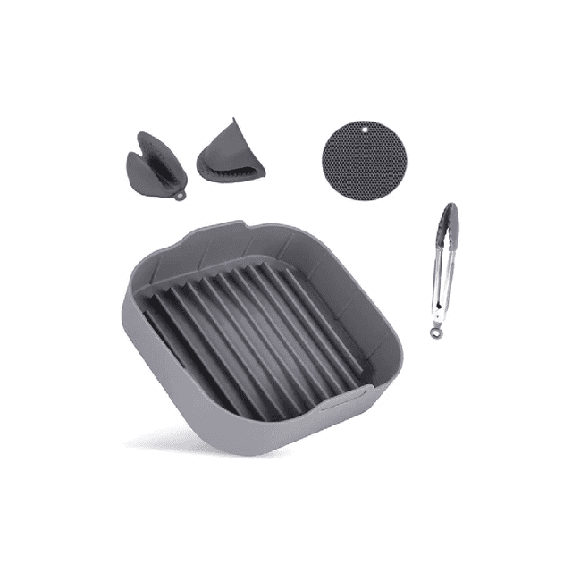 Freidora Aire Almohadilla Silicona Reutilizable Moldes 5 Pcs