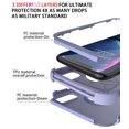thumbnail image 6 of Diverbox for iPhone Xr Case [Shockproof] [Dropproof] [Dust-Proof],Heavy Duty Protection Phone Case Cover for Apple iPhone XR (Purple), 6 of 7